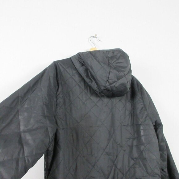 Rhone Tundra Quilted Hooded Jacket Men's M Black Polyester Puffer Jacket 462 - Picture 8 of 16